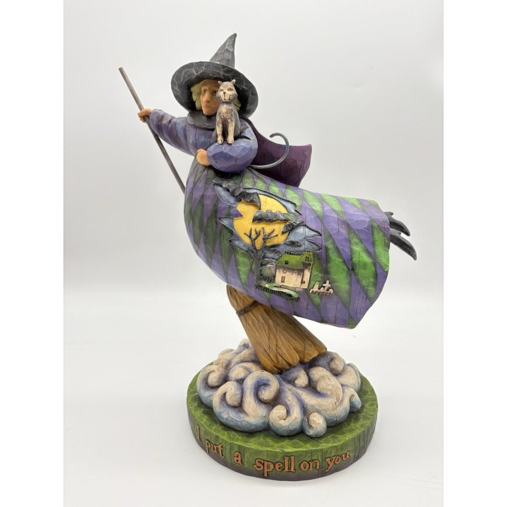 Jim Shore Heartwood Creek “I Put A Spell On You” Witch Figurine, Halloween, 2004